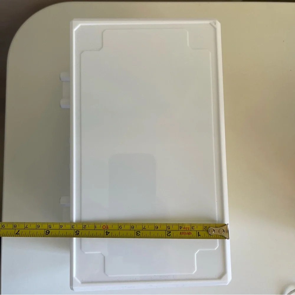 White Acrylic Multi-Drawer Cosmetic Organizer